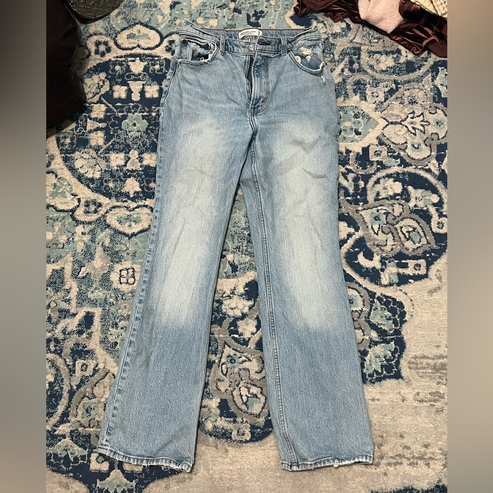 Abercrombie Ultra High Rise 70s vintage flare jeans
